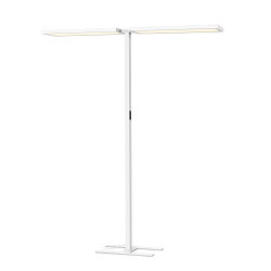 Standerlampe WORKLIGHT PRO IP20, hvid d�mpbar