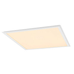 Loftlampe PANEL V 625 DALI DALI styrbar, CCT Switch, UGR < 19 IP54 / IP40, hvid, lakeret d�mpbar