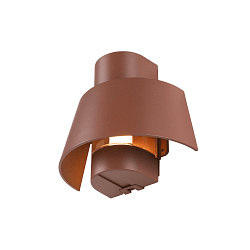 Udend�rs wall luminaire PHOTONI halvrund, konisk E27 IP65, sort mat d�mpbar