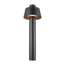 Udend�rs stativlampe PHOTONI 75 slagfast, konisk E27 IP65, sort mat d�mpbar