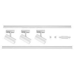 1-faset spot NOBLO� SPOT rund, s�t med 3 IP20, hvid d�mpbar