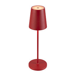Batteri bordlampe VINOLINA TWO IP65, r�d d�mpbar