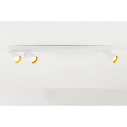 Loftlampe KAMI 3-flammer GU10 IP20, guld, hvid