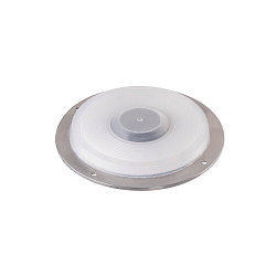 Gulvindbygningslampe BIG PLOT rund, overflademonteret version, uden kantb�nd IP67, aluminium 