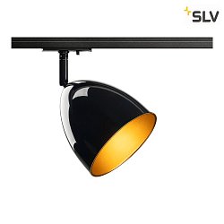 1-phase spot PARA CONE 14 swivelling, rotatable GU10 IP20, black, lacquered dimmable