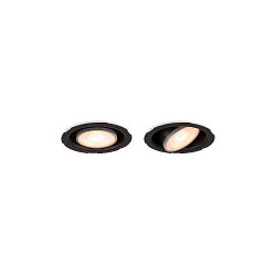 Indbygningslampe UNIVERSAL DOWNLIGHT IP20 PHASE 38� svingbar, CCT Switch, multipower, kablet gennem, uden kantb�nd IP20