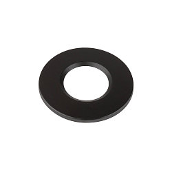 D�ksel UNIVERSAL DOWNLIGHT IP65 rund, stiv, lukket, luftt�t, sort