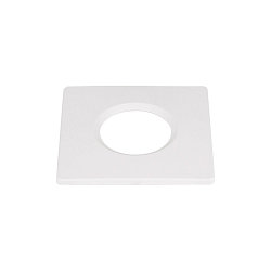 D�ksel UNIVERSAL DOWNLIGHT IP65 firkantet, stiv, lukket, luftt�t, hvid