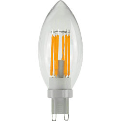 LED lyskilde CANDLE - PHASE klar G9 3W 260lm 2200K 330� CRI 90-100 d�mpbar