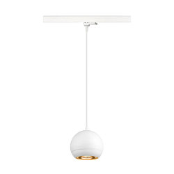 3-faset pendul LIGHT EYE� 150 down, balleformet GU10 IP20, hvid mat d�mpbar