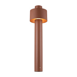 Udend�rs stativlampe PHOTONI CYL POLE 75 cylindrisk, slagfast E27 IP65, rust d�mpbar