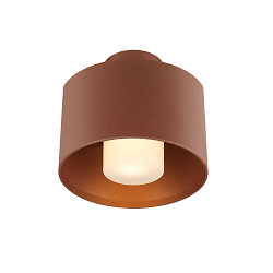 Udend�rs loftlampe PHOTONI CYL cylindrisk, med afstandsstykke E27 IP65, rust d�mpbar