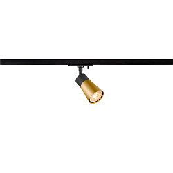 1-faset spot PURI 2.0 - CONE justerbar, konisk GU10 IP20, guld, sort d�mpbar