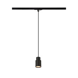 1-faset pendul PURI 2.0 - TUBE cylindrisk GU10 IP20, sort d�mpbar