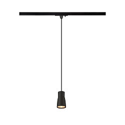 1-faset pendul PURI 2.0 - DOME halvrund GU10 IP20, sort d�mpbar