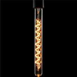 LED lyskilde SOFT TUBE T300 - PHASE klar E27 8W 400lm 1900K 330� CRI 90-100 d�mpbar