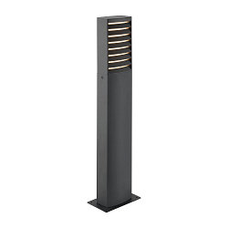 Udend�rs stativlampe RASTERLYS POLE 70 firkantet, med diffuser, havluftbestandig, buet IP65, antracit d�mpbar