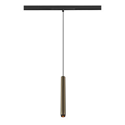 Pendel GRIP! S 48V DALI til VDU-arbejdsstation, DALI styrbar IP20, bronze, mat d�mpbar