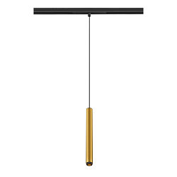 Pendel GRIP! S 48V DALI DTW til VDU-arbejdsstation, DALI styrbar, Dim-To-Warm IP20, guld mat d�mpbar
