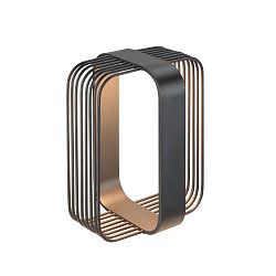 Udend�rs stativlampe GRID CUBE, antracit, sort 