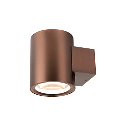 Væglampe OCULUS PHASE DTW UP/DOWN rund, Dim-To-Warm, justerbar IP20, kobber dæmpbar