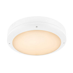 V�g- og Loftlampe OUTDOOR BULKHEAD V 360 CCT Switch, slagfast, omskiftelig IP65, hvid, lakeret 