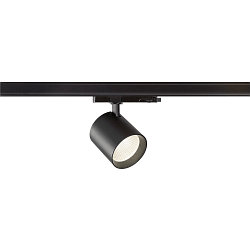 3-faset lampe TRACKSPOT V 18 50� justerbar, omskiftelig IP20, sort, lakeret 