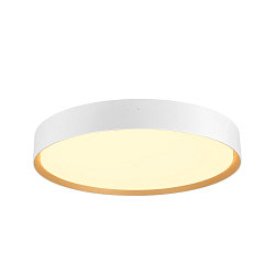 Loftlampe DECONA 42 CL rund, egnet til VDU-arbejdsstationer IP44, guld, hvid, lakeret d�mpbar