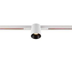 Skinne spot FIXT-IT! rund, indbygget version, egnet til VDU-arbejdsstationer IP20, sort, hvid, lakeret d�mpbar