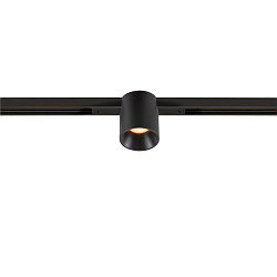 Skinne spot FIXT-IT! rund, indbygget version, egnet til VDU-arbejdsstationer IP20, sort, lakeret d�mpbar
