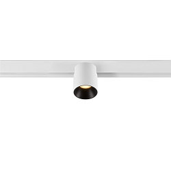 Skinne spot FIXT-IT! rund, overflademonteret version, egnet til VDU-arbejdsstationer IP20, sort, hvid, lakeret d�mpbar