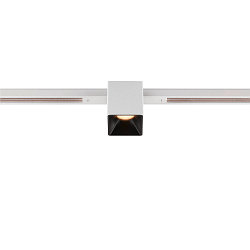 Skinne spot FIXT-IT! rund, indbygget version, egnet til VDU-arbejdsstationer IP20, sort, hvid, lakeret d�mpbar