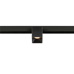 Skinne spot FIXT-IT! rund, overflademonteret version, egnet til VDU-arbejdsstationer IP20, sort, lakeret d�mpbar