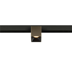 Skinne spot FIXT-IT! rund, overflademonteret version, egnet til VDU-arbejdsstationer IP20, bronze, sort, lakeret d�mpbar