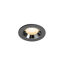 Indbygnings loftlampe NUMINOS� XS egnet til VDU-arbejdsstationer IP20, sort d�mpbar