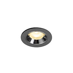 Indbygnings loftlampe NUMINOS� XS egnet til VDU-arbejdsstationer IP20, sort d�mpbar