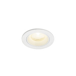 Indbygnings loftlampe NUMINOS� XS rund, egnet til VDU-arbejdsstationer IP20, hvid, lakeret d�mpbar