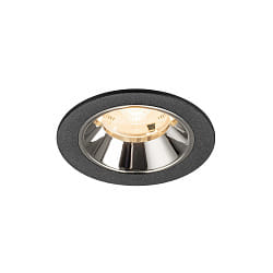 Indbygnings loftlampe NUMINOS� S egnet til VDU-arbejdsstationer IP20, chrom, sort d�mpbar