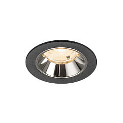 Indbygnings loftlampe NUMINOS� S egnet til VDU-arbejdsstationer IP20, chrom, sort d�mpbar