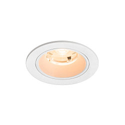 Indbygnings loftlampe NUMINOS� S rund, egnet til VDU-arbejdsstationer IP20, hvid, lakeret d�mpbar
