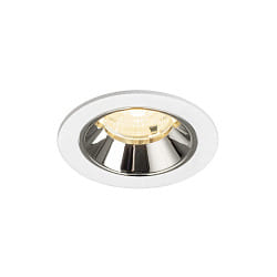 Indbygnings loftlampe NUMINOS� S egnet til VDU-arbejdsstationer IP20, chrom, hvid d�mpbar