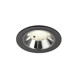 Indbygnings loftlampe NUMINOS� S egnet til VDU-arbejdsstationer IP20, chrom, sort d�mpbar
