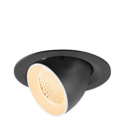 Indbygnings loftlampe NUMINOS� GIMBLE M egnet til VDU-arbejdsstationer IP20, sort, hvid, lakeret d�mpbar