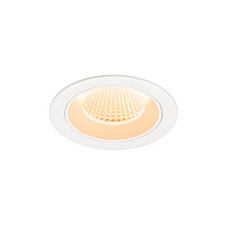 Indbygnings loftlampe NUMINOS� M rund, egnet til VDU-arbejdsstationer IP20, hvid, lakeret d�mpbar