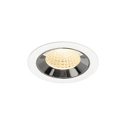 Indbygnings loftlampe NUMINOS� M egnet til VDU-arbejdsstationer IP20, chrom, hvid d�mpbar