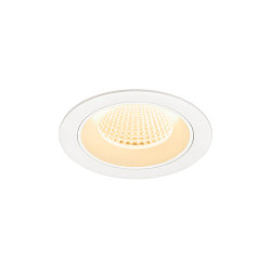 Indbygnings loftlampe NUMINOS� M rund, egnet til VDU-arbejdsstationer IP20, hvid, lakeret d�mpbar