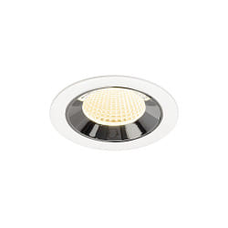 Indbygnings loftlampe NUMINOS� M egnet til VDU-arbejdsstationer IP20, chrom, hvid d�mpbar