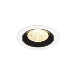 Indbygnings loftlampe NUMINOS� M egnet til VDU-arbejdsstationer IP20, sort, hvid d�mpbar