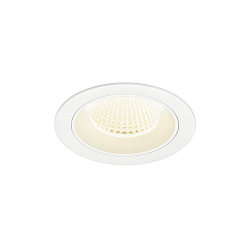 Indbygnings loftlampe NUMINOS� M rund, egnet til VDU-arbejdsstationer IP20, hvid, lakeret d�mpbar