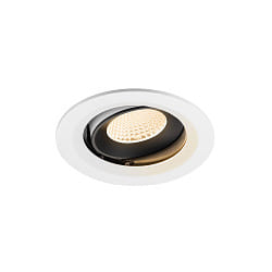Indbygnings loftlampe NUMINOS� MOVE M svingbar, egnet til VDU-arbejdsstationer IP20, sort, hvid d�mpbar